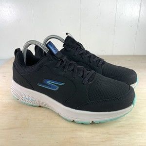 Skechers Go Run Consistent Black Mesh Running Shoes Women's Size 9